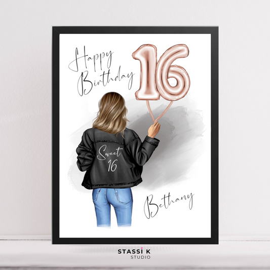 Personalised 16th Birthday Gift