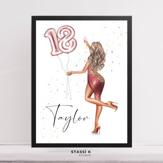 Personalised 18th Birthday Gift