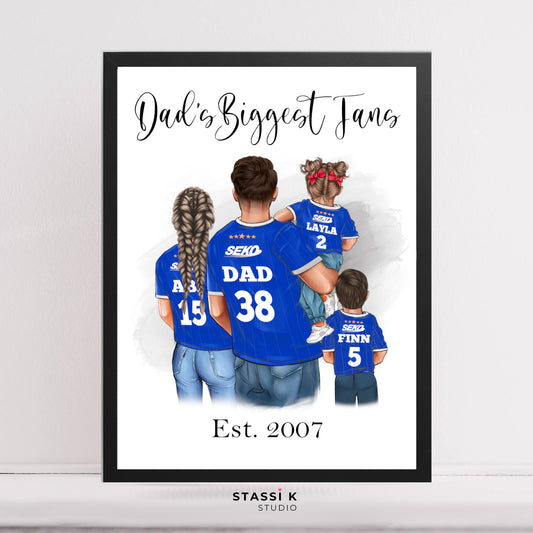 Dream Team Family Sports Print