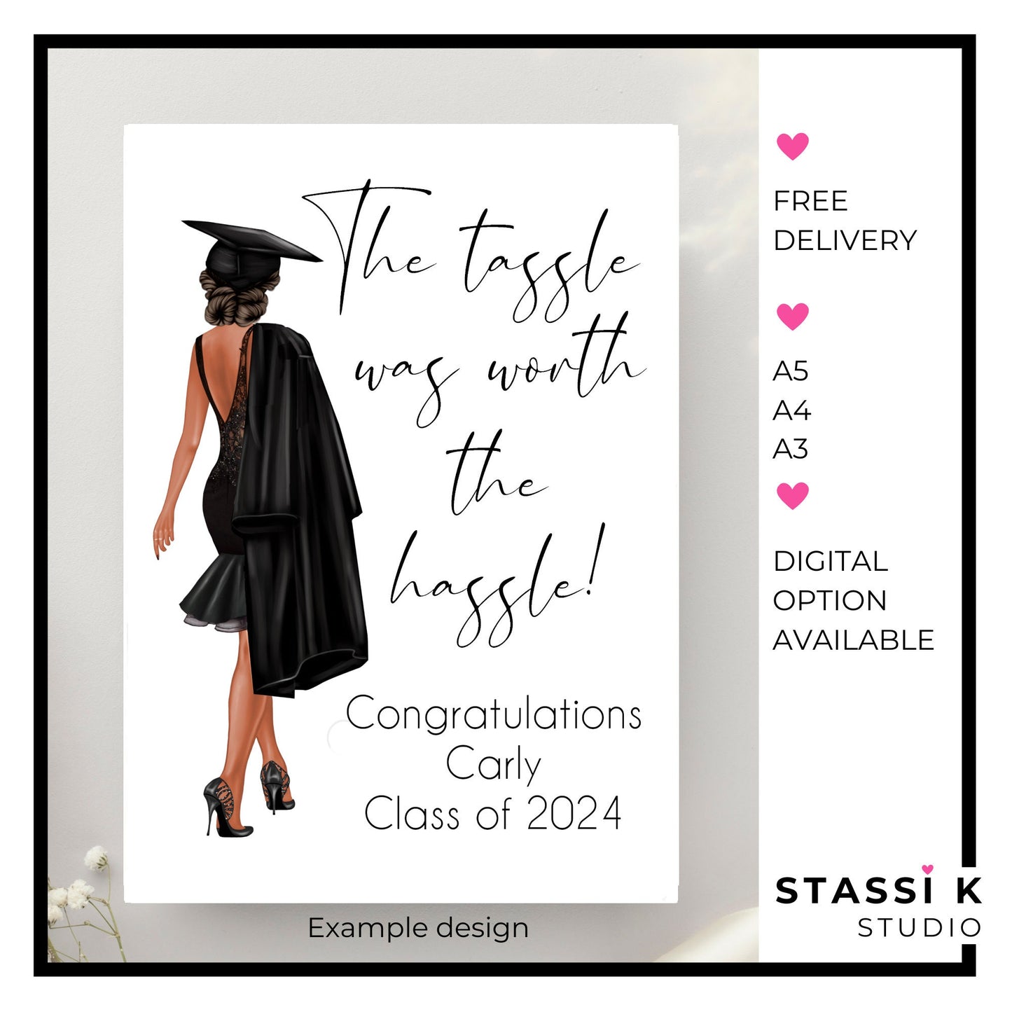 The Tassle Was Worth The Hassle - Personalised gift for Graduate