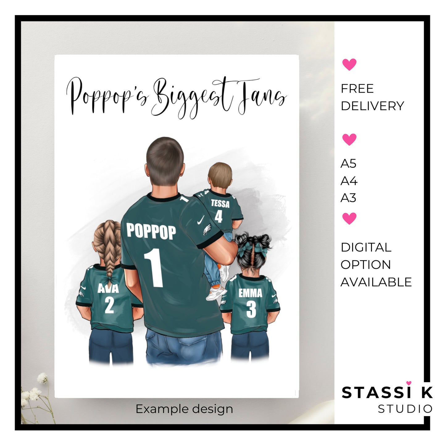 Dream Team Family Sports Print