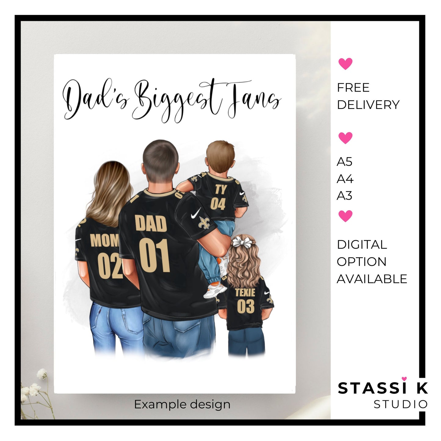 Dream Team Family Sports Print
