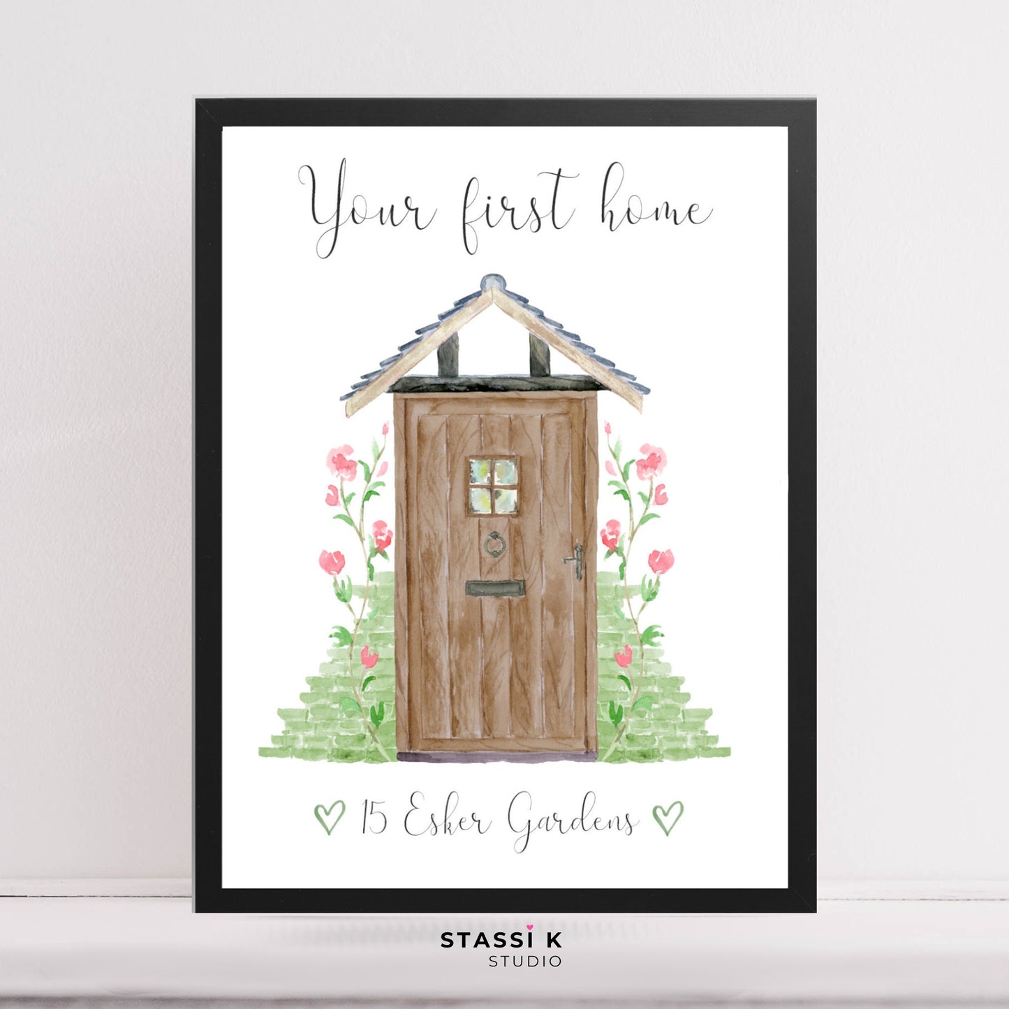 Personalised Front Door Print