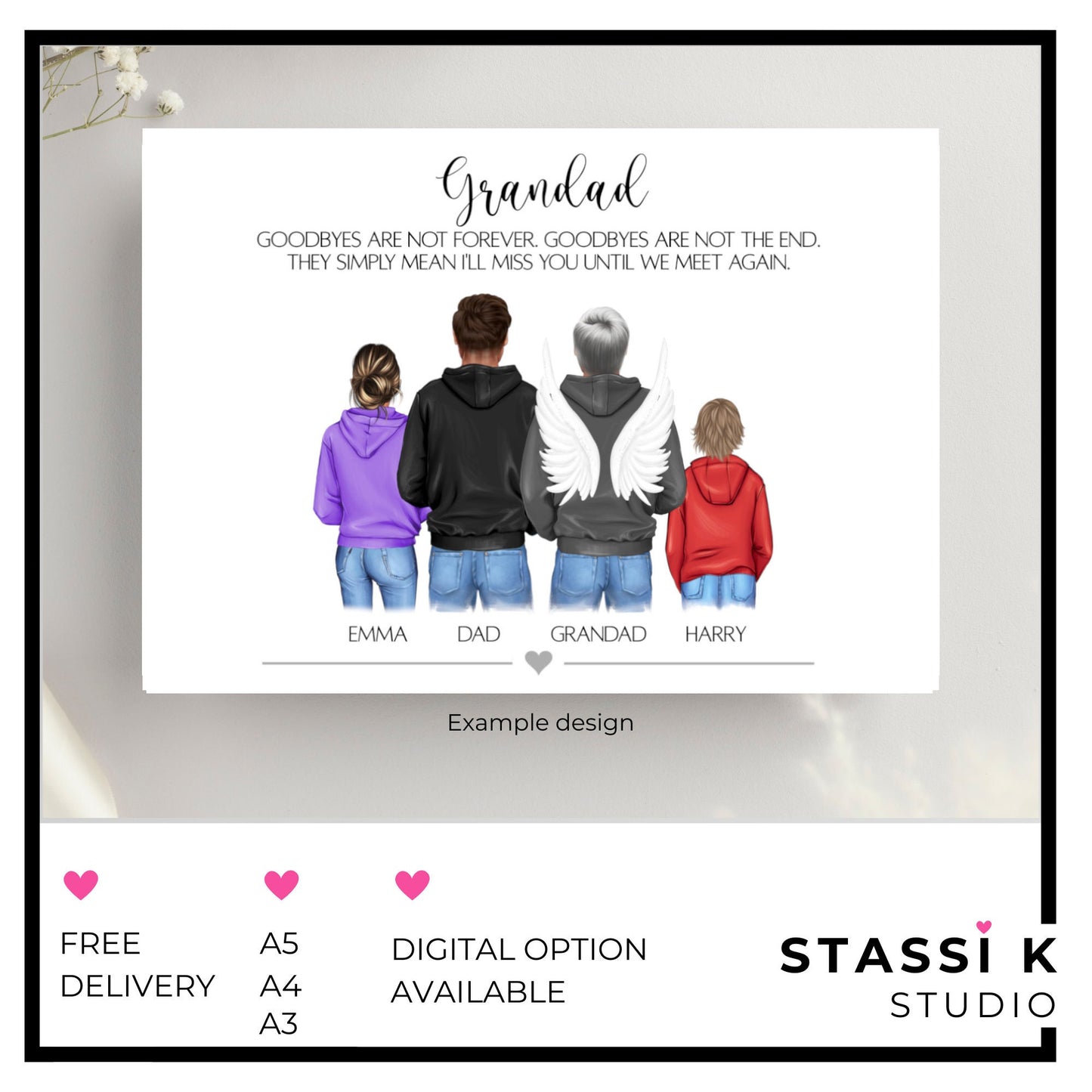 Personalised Family Memorial Print