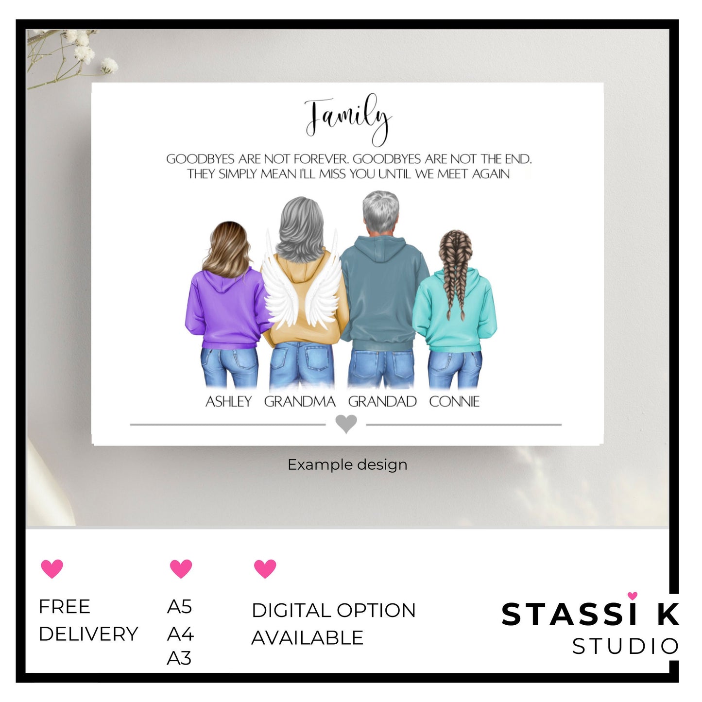 Personalised Family Memorial Print