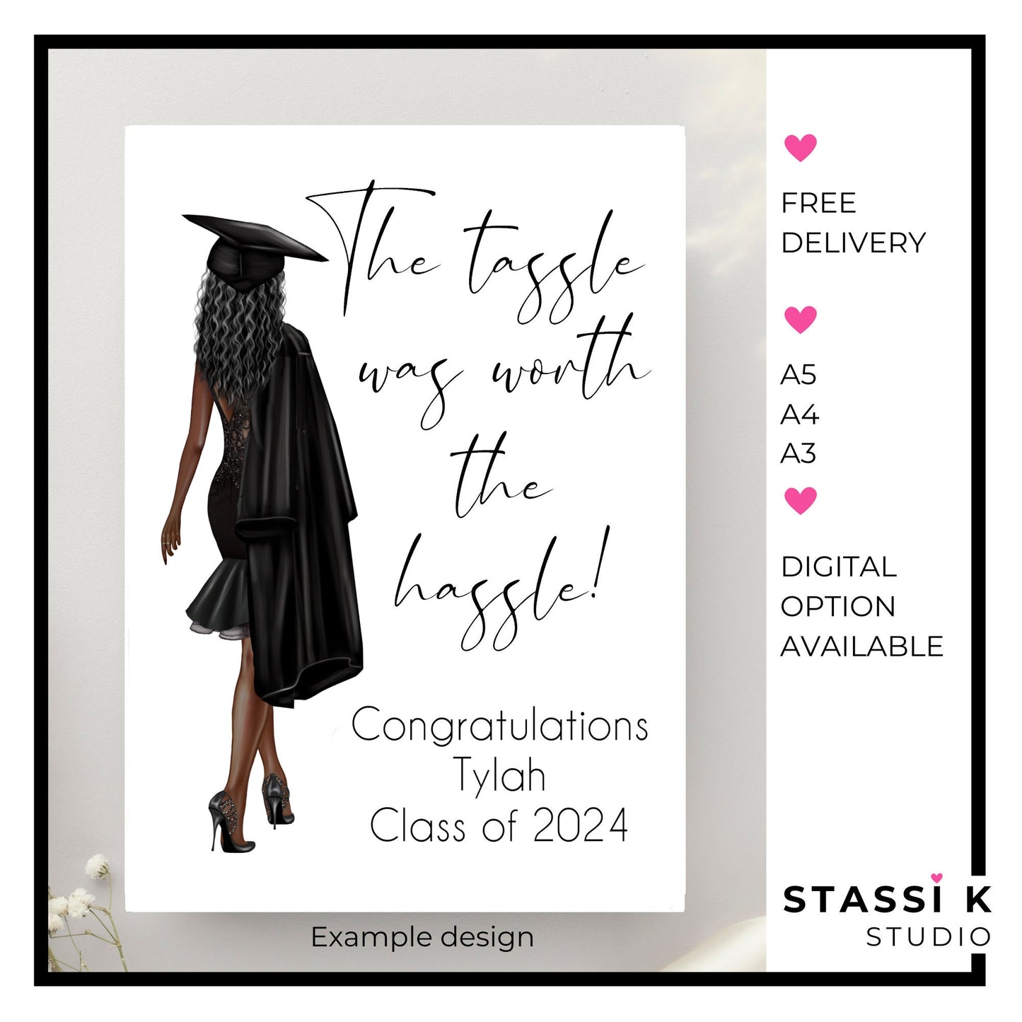 The Tassle Was Worth The Hassle - Personalised gift for Graduate